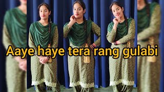 Aaye haye tera rang gulabi # punjabi dance video # new punjabi dance performance by simran prajapati
