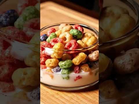 glass breakfast cutting AI🥞 by Ai food