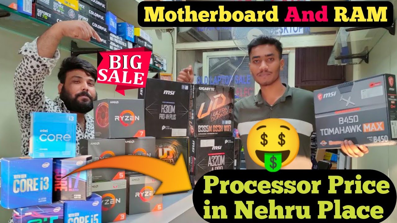 Processors and Motherboards Price in Nehru Place - YouTube