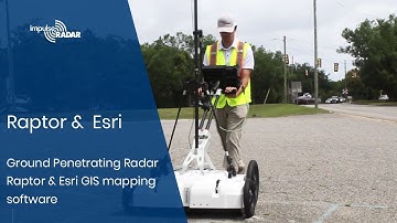 Ground Penetrating Radar Raptor & Esri GIS mapping software