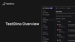 TestDino Overview | Test Reporting, CI Optimization & GitHub Checks