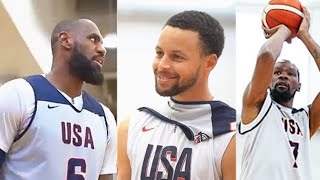 Team Usa Basketball Practice In Training Camp 2024 Team Usa Basketball Olympics