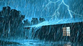 Heavy Thunderstorm Rain Sounds 😴 for Deep Sleep, Relaxation, and Stress Relief All Night Long