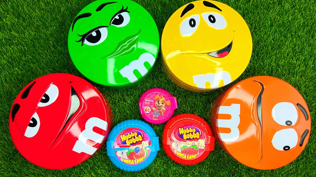 Vibrant Skittles & M&M'S Unboxing Satisfying Candy Experience in ColorfulBoxes ASMR