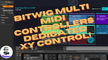 Using multiple midi controllers in Bitwig 5, for a dedicated XY/Pad