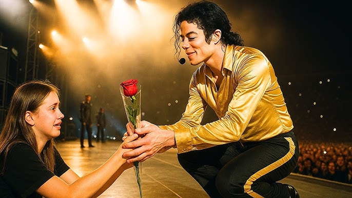 A fan gave him a rose — what Michael Jackson did with it made everyone cry
