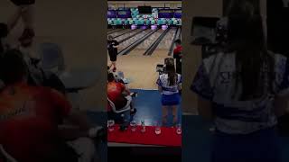 ⚡️LEAVE IT, SPARE IT⚡️ 2-10 for Shae! #bowling #fun  #sports