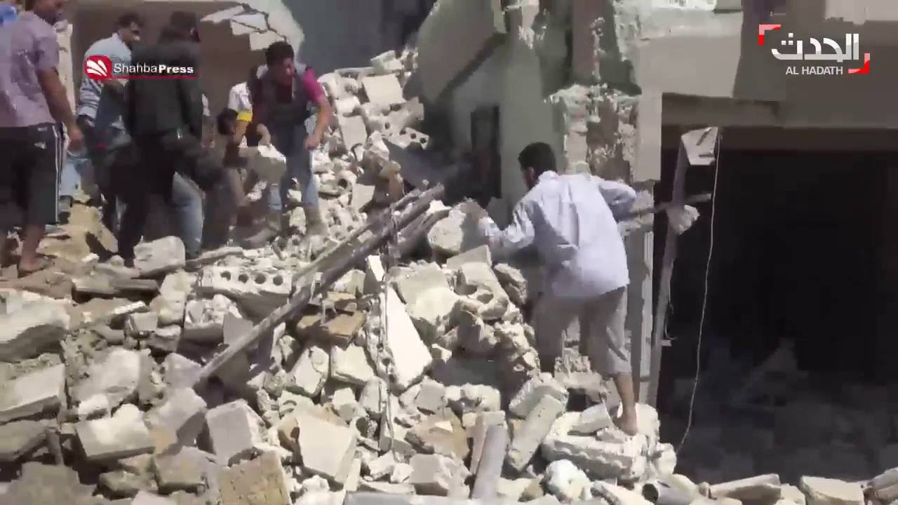 دمار هائل بحي القاطرجي بحلب جراء الغارات الروسية