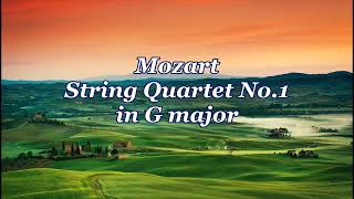 モーツァルト：弦楽四重奏曲第1番ト長調『ローディ』K.80  Mozart：String Quartet No.1 in G major