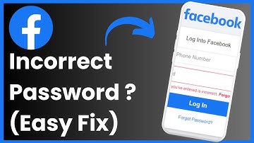 Facebook Incorrect Password - Try Again ! [EASY FIX]