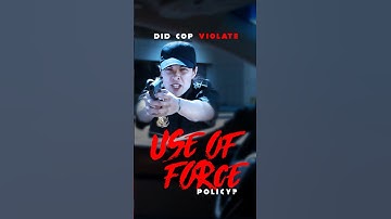 👀 Did Cop VIOLATE Use of Force Policy? #shorts