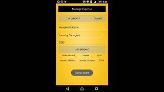Monthly Expenses Tracker - Add, Manage & Track your expenses(Android App) screenshot 5