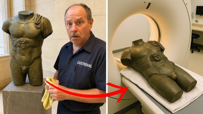 Full Story] Janitor Noticed Hollow Sound in Statue, Museum X-Rayed It and Called Security! - YouTube