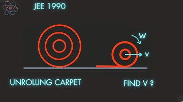 [JEE] Velocity of Unrolling Carpet | IIT 1990