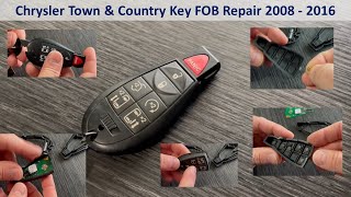 Chrysler Town & Country, Dodge, Jeep Key FOB Cheap Repair Fix. 2008 - 2016.