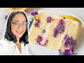 Lemon Blueberry Buttermilk Cake