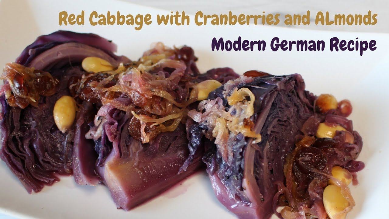 German Red Cabbage Cranberries Almonds | German Recipes by All Tastes German