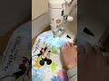 ディズニーの袋を服にしてみた