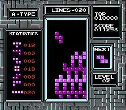 A bored god plays Tetris