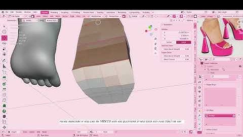 MESHING A PAIR OF HEELS FOR SECONDLIFE PART 2