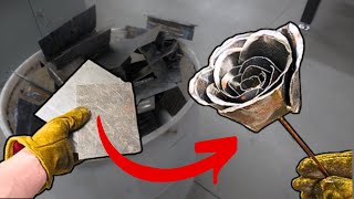 Make A Sheet Metal Flower With Basic Tools