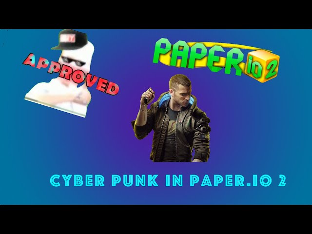 Paper.io 2 Map Control: 100.00% [Cyber Punk] 