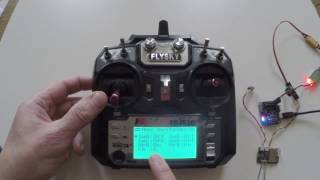 Test Radio Flysky FS-I6X + récepteur X6B