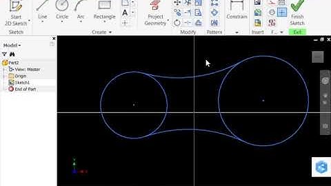 Restricción de bocetos cerrados en Inventor