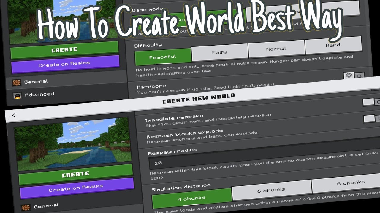 How To Create Minecraft World Indian Best Way 🔥😱 Kese World Banaye ...