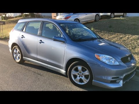 2003 Toyota Corolla Matrix XRS Walk-Around - YouTube