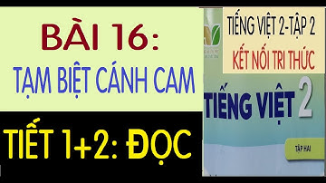 BÀI 16: TẠM BIỆT CÁNH CAM, TIẾT 1-2: ĐỌC, TIẾNG VIỆT 2, SÁCH KẾT NỐI TRI THỨC VỚI CUỘC SỐNG