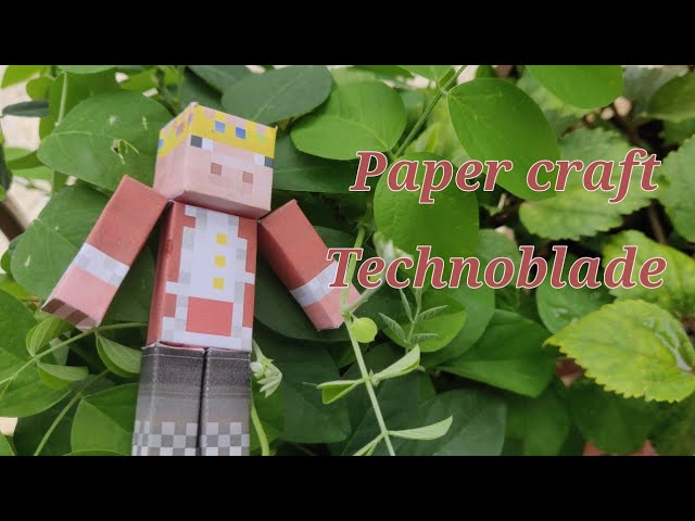 Pixel Papercraft - Technoblade