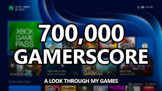 700,000 GAMERSCORE! Looking over my Gamercard & talking about games and achievements at 700k!