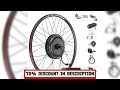 A must-have product! 48V1000W Hub Motor kit 26" 27.5" 29" 700C Wheel Size Ebike Conversion Kit Bru