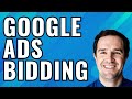 My google ads bidding strategy for new campaigns