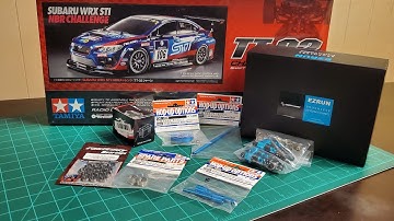 Unboxing The Tamiya Subaru WRX STI 24th Nurburgring TT-02 1/10 4WD Electric Touring Car Kit