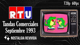 Tandas Comerciales RTU / Chilevisión (Septiembre 1993)