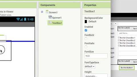 App inventor - Designing UI Part 1