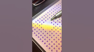 Your Comment Turned Into “e”! #handwriting #satisfying #calligraphy #shorts #drawing #e  #shortsfeed