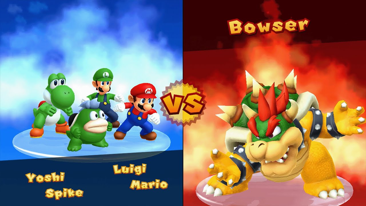 Mario Party 10 - Mario vs Luigi vs Yoshi vs Spike - Haunted Trail