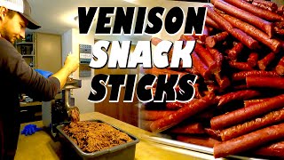 HOW TO MAKE VENISON SNACK STICKS | DEER PROCESSING at home for BEGINNERS
