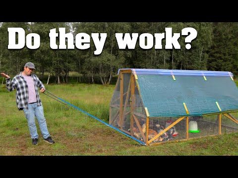 MOVABLE CHICKEN COOPS🐔 | Do they work???