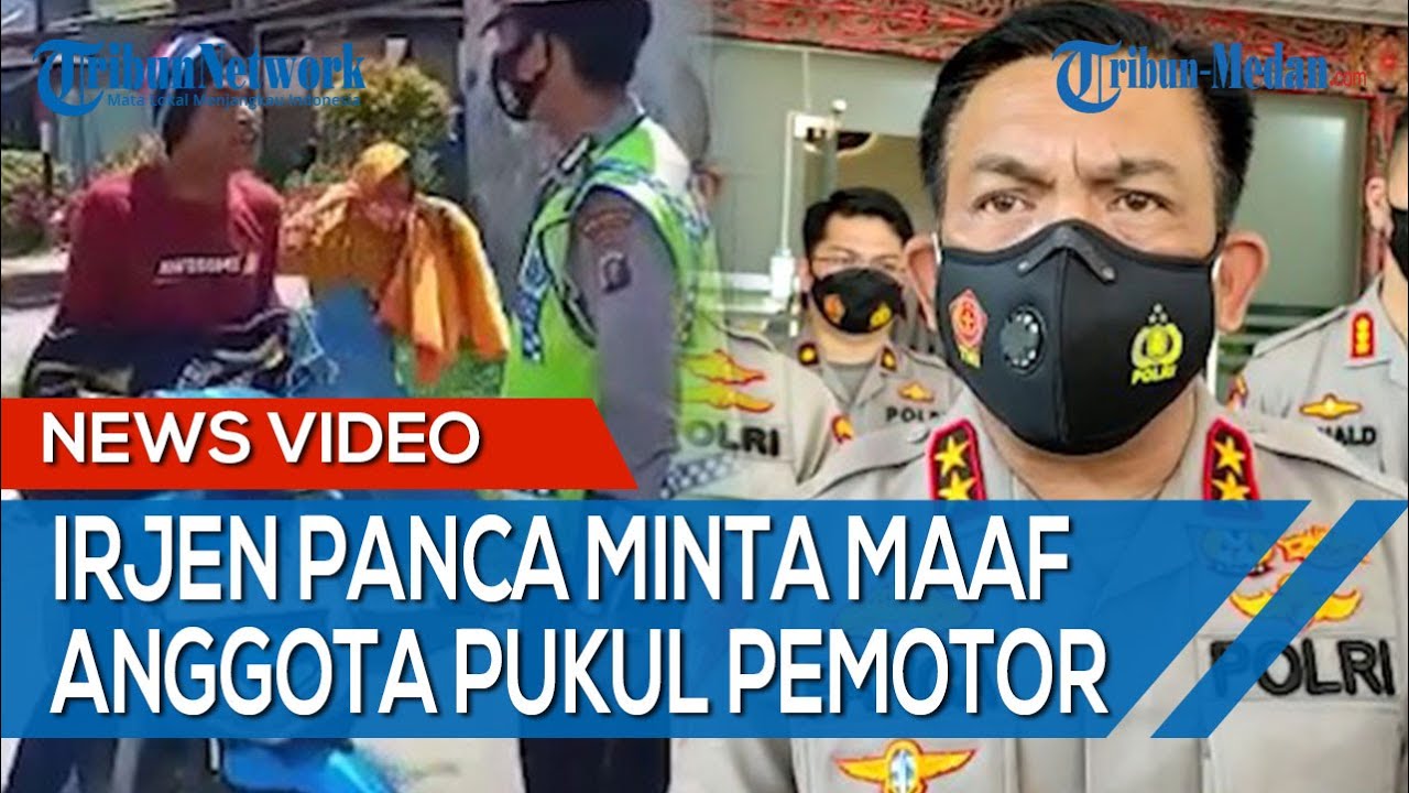 KAPOLDA SUMUT Minta Maaf Soal Anggotanya Pukuli Pemotor di Deliserdang, Irjen Panca: Saya Mohon Maaf