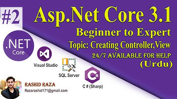 Lec #2 Creating Controller,Views | ASP.NET Core Tutorials in Urdu / Hindi