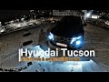 2021 Hyundai Tucson (AMAZING interior, exterior) - Night POV drive + ambient lights test.
