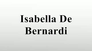 Isabella de bernardi