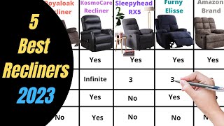 Top 5 Best Recliner Sofa in India 2023 | Best Recliner Chair In India