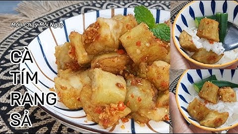 CÀ TÍM LÀM VẦY HAO CƠM LẮM ạ| Món Chay Mỗi Ngày #1160| Vegetarian