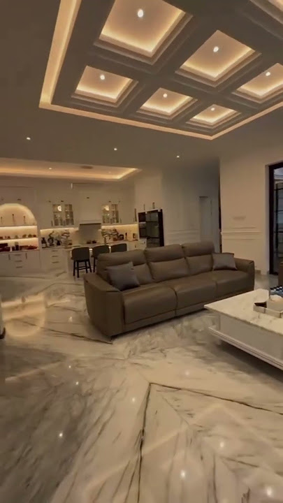 Desain Ruang Keluarga dan Dapur tanpa Sekat #shorts #ruangkeluarga #desaininterior