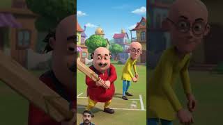 Motu Patlu playing cricket 🏏 #shorts